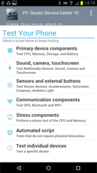 Service Center Android Diagnostics