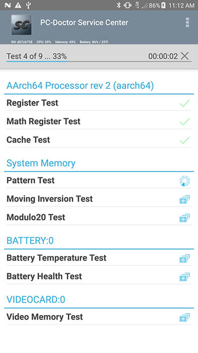 Service Center Android Testing